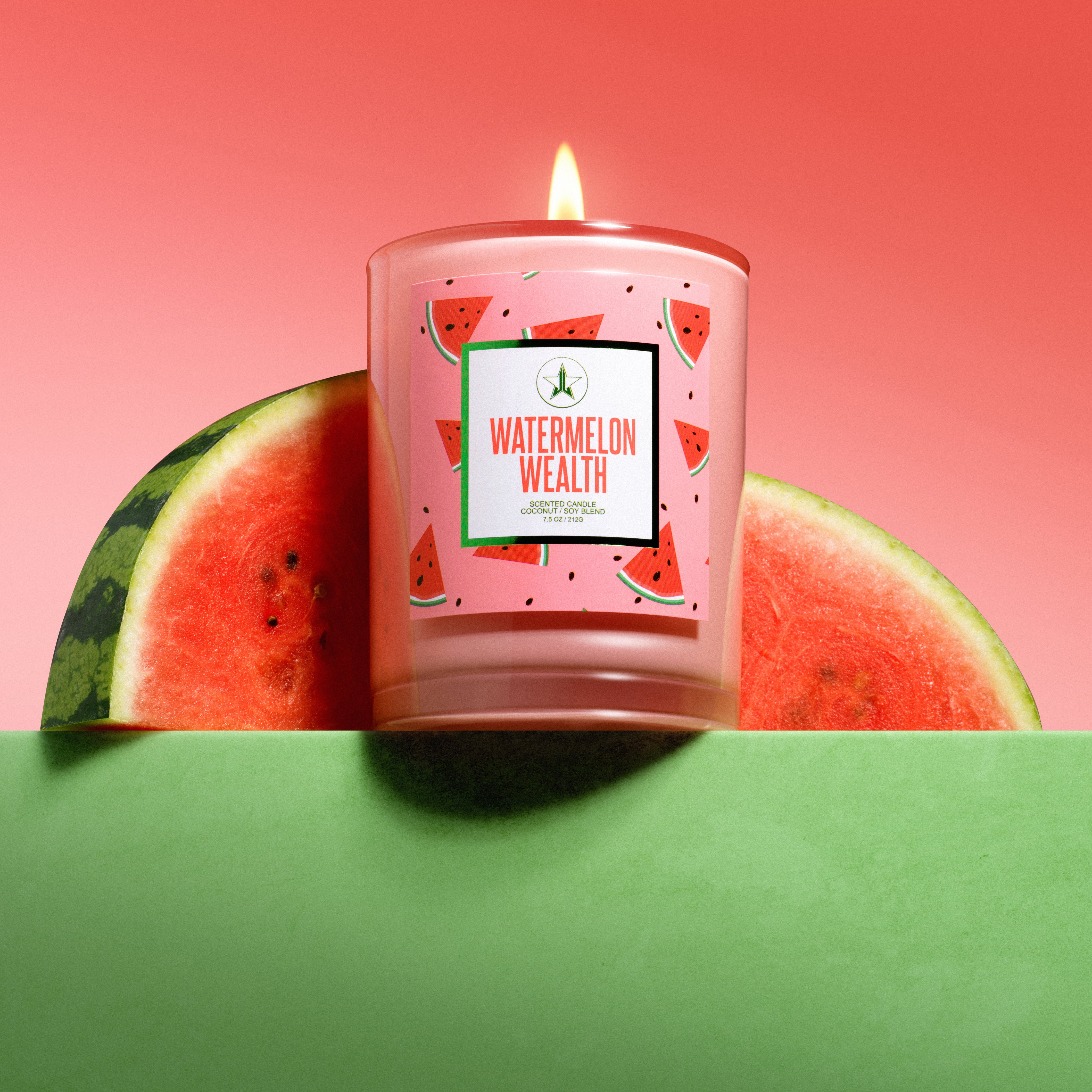 Watermelon Wealth Candle view 2