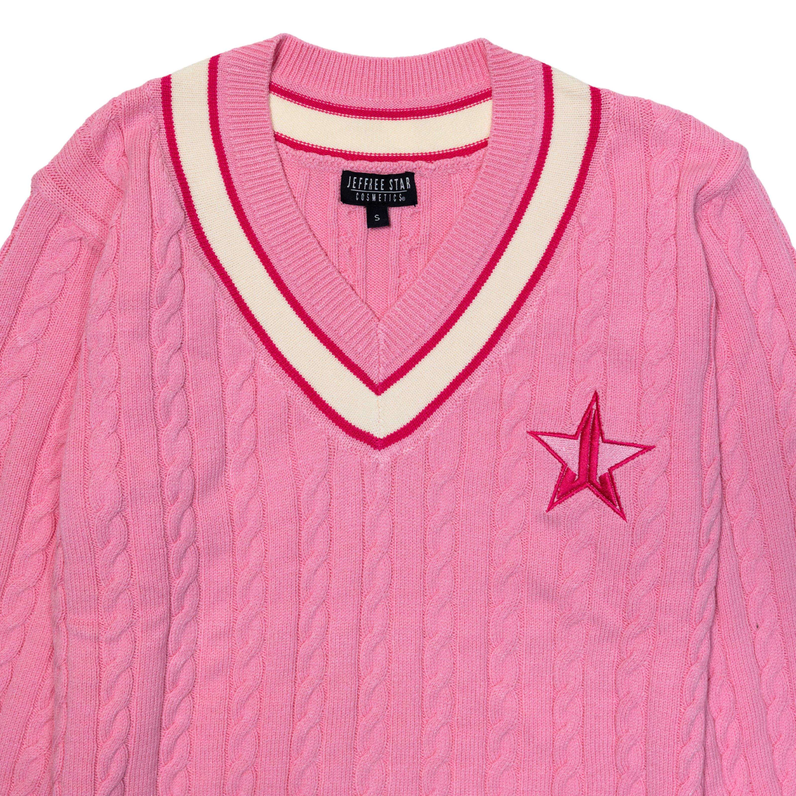 Pink Varsity Sweater