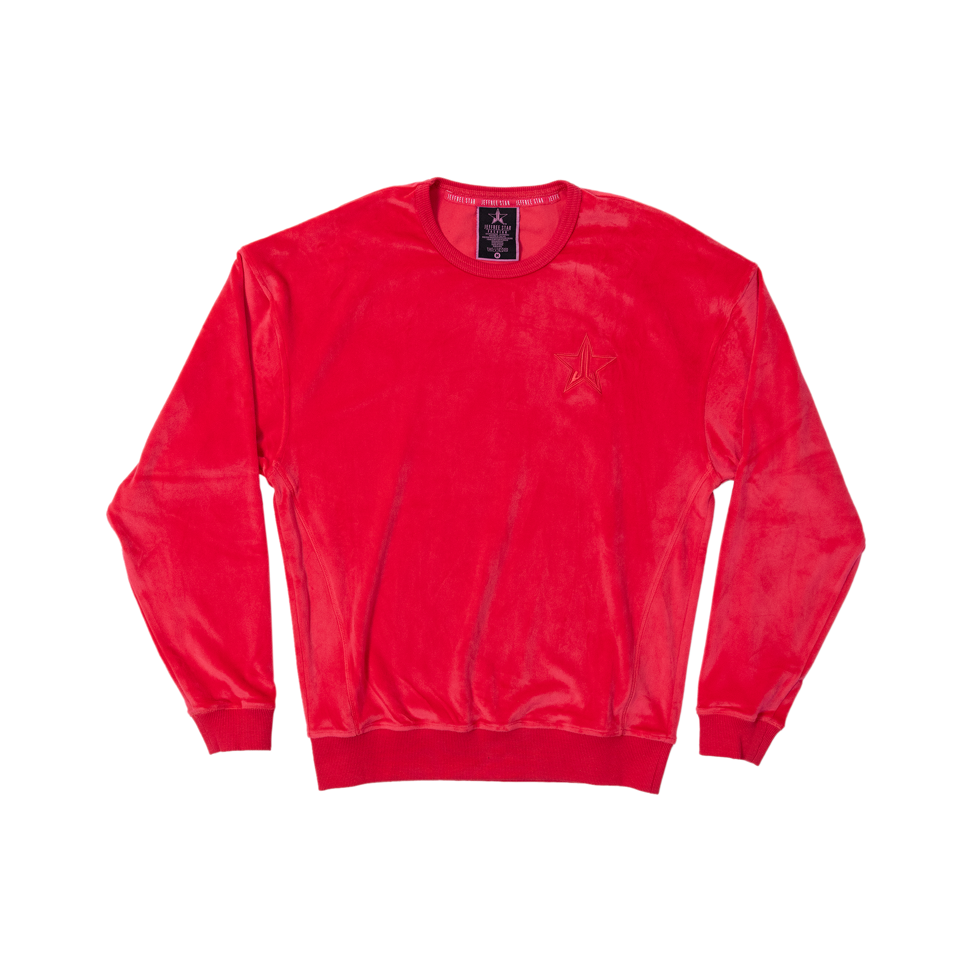 Red Velour Crewneck