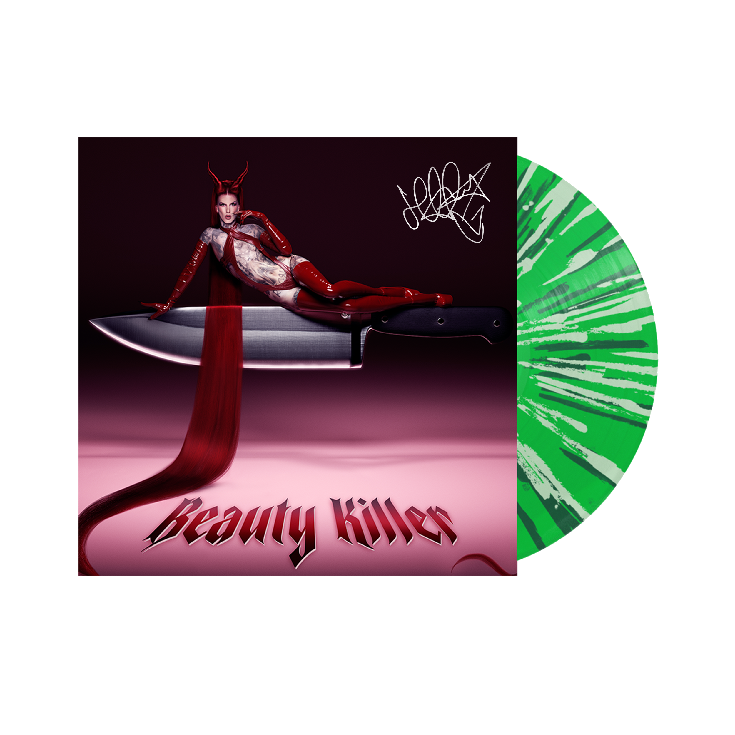 Beauty Killer 15 Year Anniversary Edition Green Queen Vinyl (SIGNED) view 1