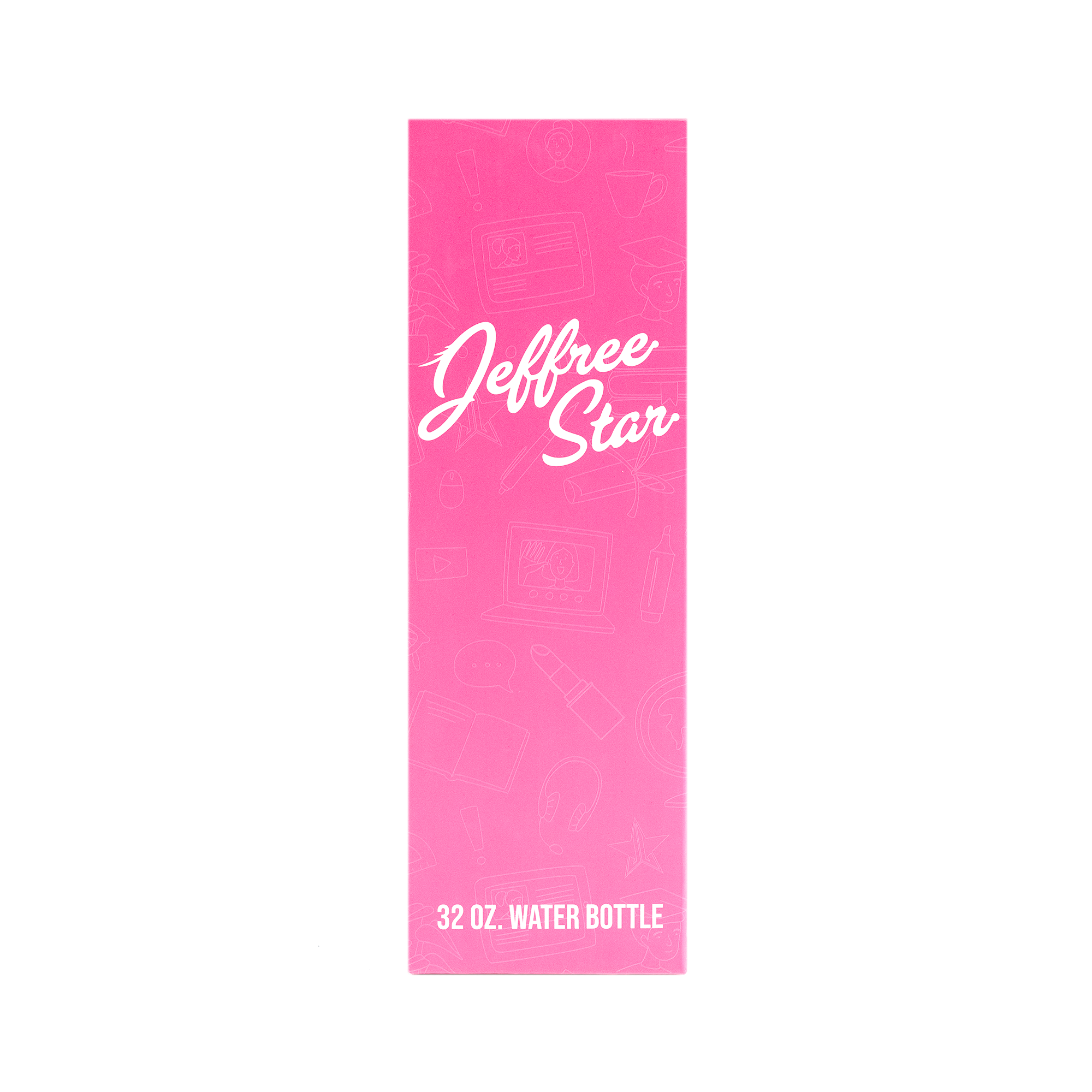 Pink Star Water Bottle